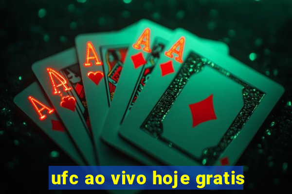 ufc ao vivo hoje gratis